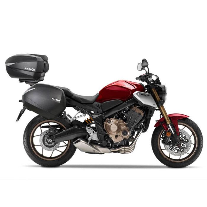 Fixation top case moto Shad Top Master Honda cb650r - noir/rouge - TU