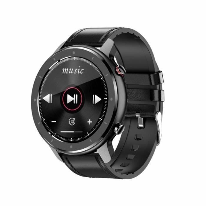 WF34377-MAX's Montre Connectée Sport Noir Contrôle De Musique Fréquence Cardiaque Sommeil Pression Artérielle Tracker Fitness Moni