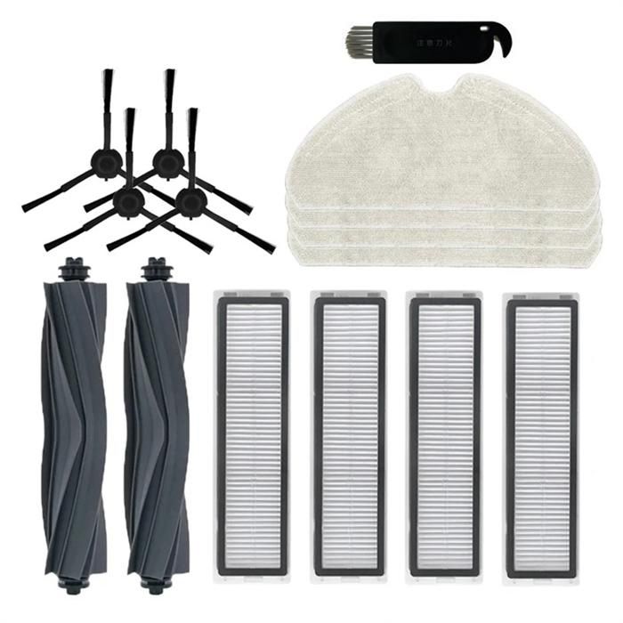 Pour Aspirateur Robot Dreame D10S/D10S Pro Accessoires de Brosse LatéRale Principale Filtre Hepa Chiffons de Vadrouille PièCes