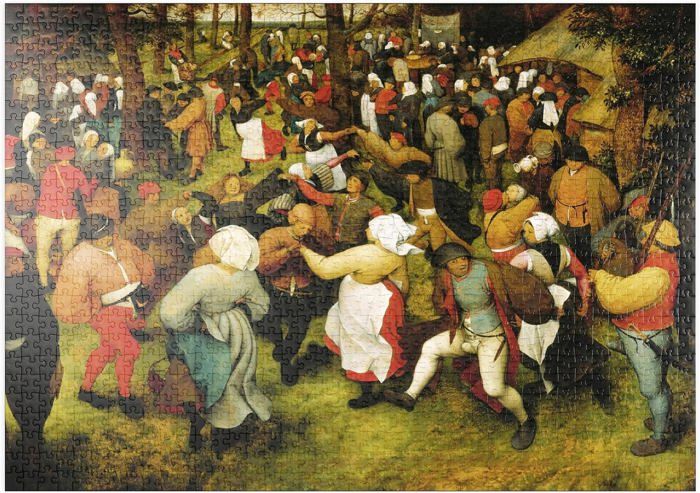 Puzzle The Wedding Dance in The Open air, 1566, by Pieter Bruegel The Elder - Puzzle de 1000 pièces - Premium - MyPuzzle.[Z3795]