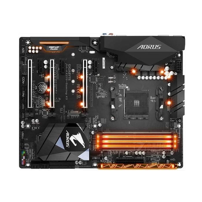 Carte mère GIGABYTE AORUS AX370-Gaming K5 AMD X370 Socket AM4 4xDDR4 SDRAM 64GB ATX - Gigabyte