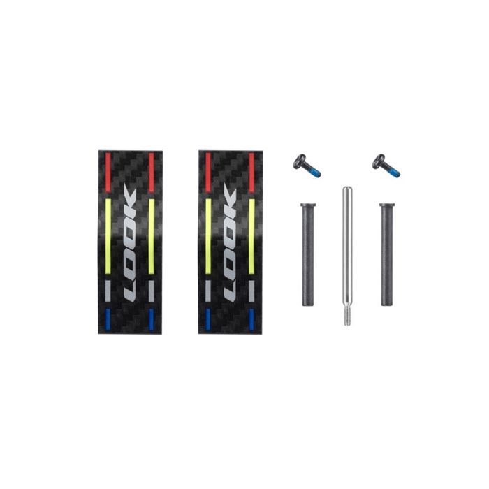 Kit lames pédales - LOOK - Keo Blade 12 - Carbone ultra-léger - 12 lames interchangeables - Performance optimale