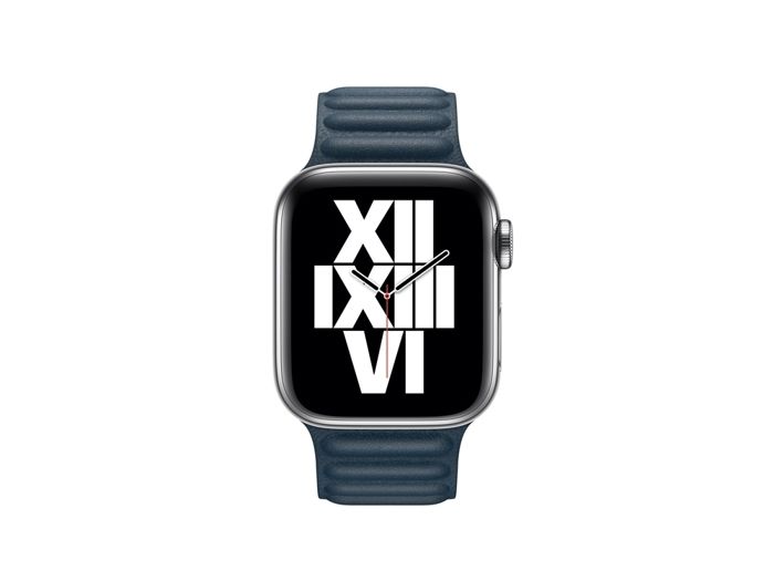 Bracelet - AVIZAR - Apple Watch 38/40/41mm - Cuir synthétique - Magnétique - Bleu