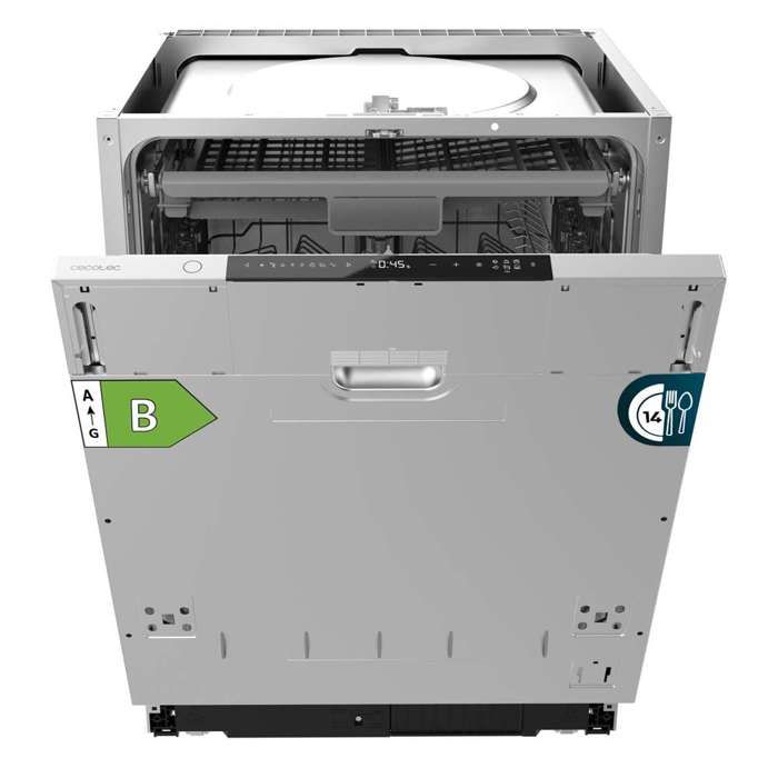 Cecotec Lave-vaisselle encastrable de 60 CM Bolero Aguazero 8001 Full BI B
