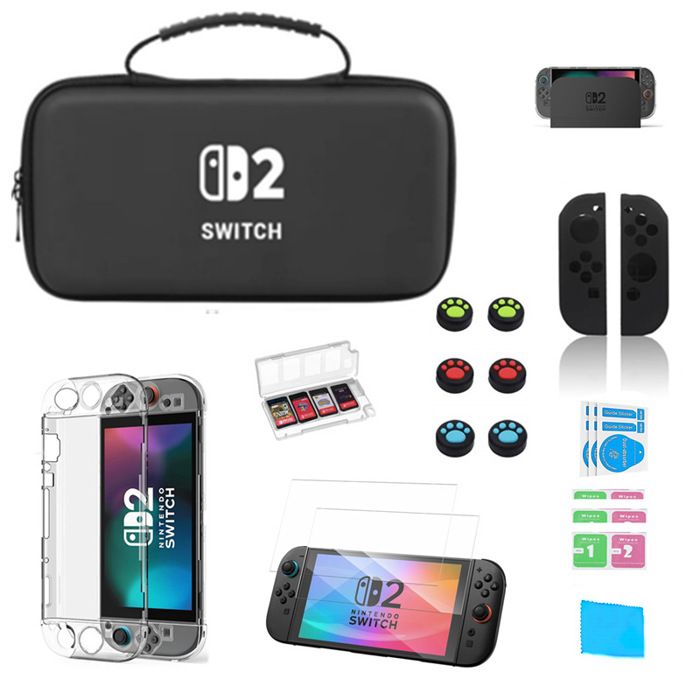 INF Étui premium pour Nintendo Switch 2 et sac de rangement pour accessoires
