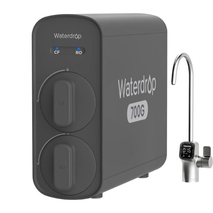 Système D'osmose Inverse Waterdrop G3P600 – 600 GPD – Robinet LED Intelligent – 8 étapes