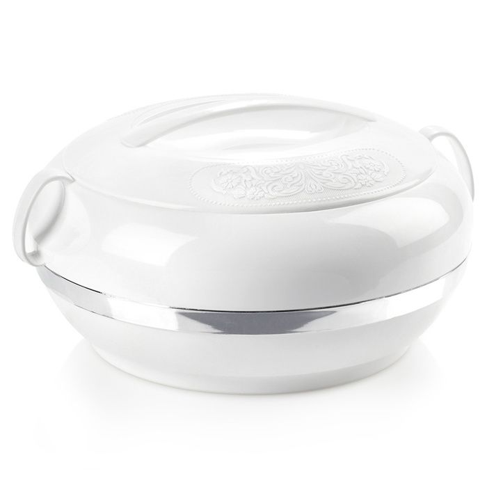 Thermos alimentaire - ORION - 35L - 15x30 cm - Blanc - Acier inoxydable - Maintient la chaleur 2h