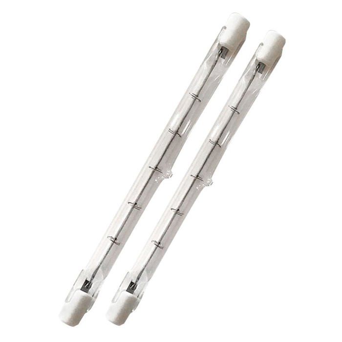 (5pcs)500W tube R7s 118mm halogène Dimmable Blanc Chaud 2800K ampoule crayon r7s linéaire 11000lm AC 200-240V pour l’éclairage