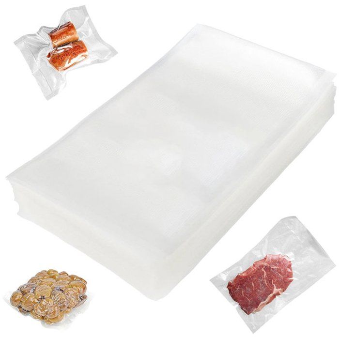 Sacs sous vide alimentaires - Sacs sous vide - Convient à toutes les machines - 20 x 30 cm - 100 sacs