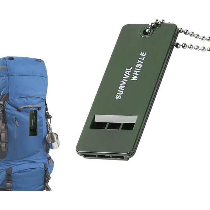Sifflet de survie，Sifflet de secours en extérieur， Sifflet durgence ， Sifflet de randonnée multi-audio - pour le camping