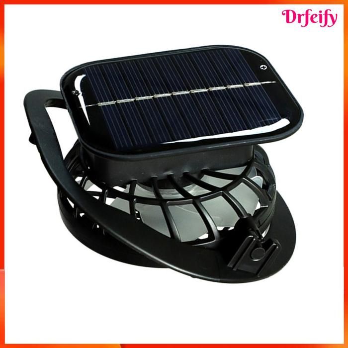 Ventilateur portatif - AKOZON - Rechargeable - Batterie 1000 mAh - USB - Solaire - Akozon