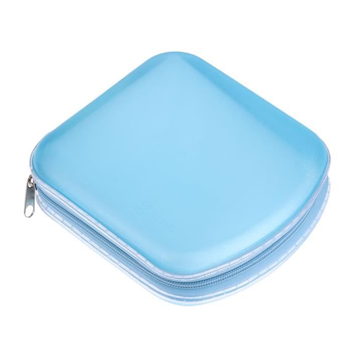 Bleu - Nouvelle boîte à CD couleur bonbon, sac de rangement pour DVD ...