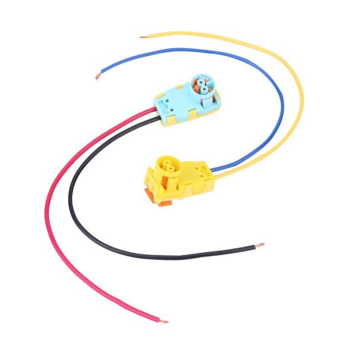 8 Simulateurs De Résistance D'airbag 12V - Pour Diagnostic SRS Voiture/camion - Fiches 2 Broches Laiton Doré - 10