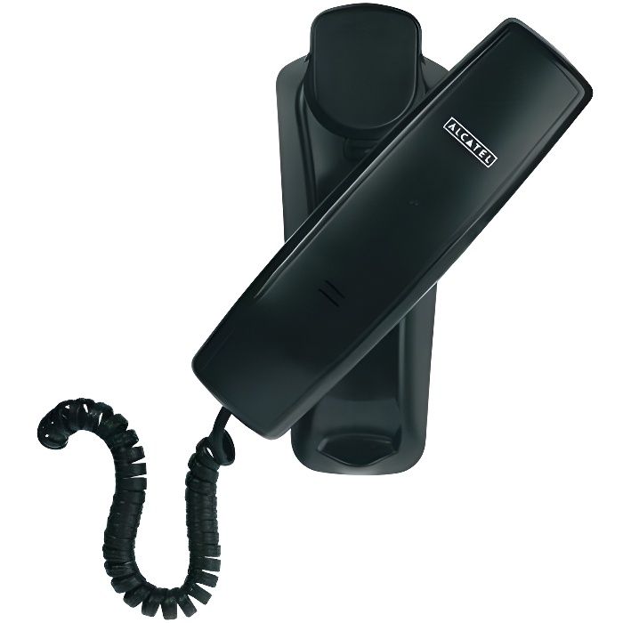 Téléphone filaire Alcatel Temporis 10 Pro - Monobloc - Noir