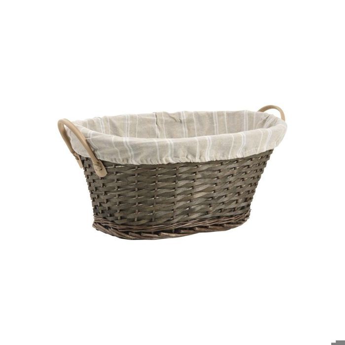 Corbeille à Linge 38 X 50 Cm En Corde De Coton - Panier Rangement Pliable Pour Chambre, Salle De Bain Et Salon