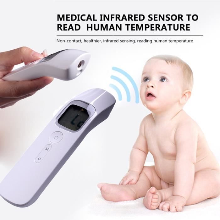 Thermometre Frontal Numerique Infrarouge Ir Thermometre Sans Contact Pour Bebe Adulte Lly 1904 Achat Vente Thermometre Bebe Cdiscount