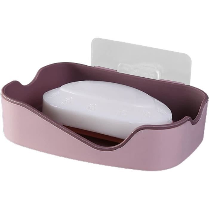 Égouttoir Rectangulaire + Tampon à Savon En Silicone – Rangement évier Salle De Bain (antidérapant, Pratique)