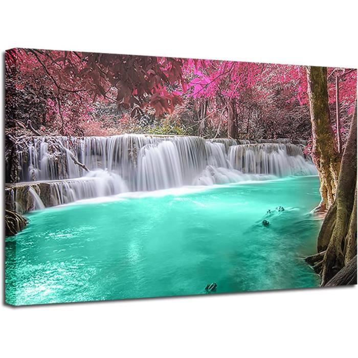 Deco Cadre Salon Parc Nature Vert Arbres Moderne Impression Sur Verre 120x80cm Image Tableau En Verre Decoration Murale Chambre Horizontal Art Grand XXL Tableaux Decoratifs Muraux GAA120x80-0356