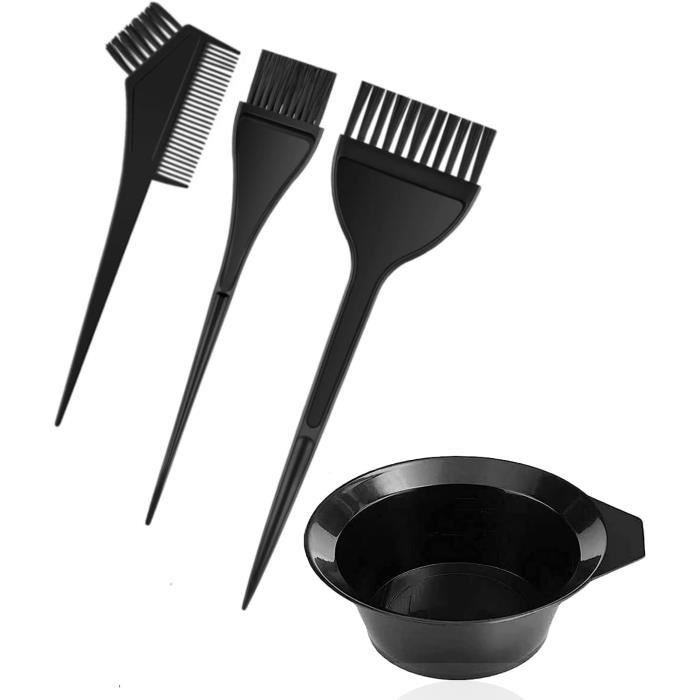 Lot De 4 Pinceaux éponges - Manche Bois, 4 Tailles, Pour Peinture, Teinture, Nettoyage, Lavable - 6