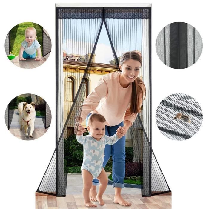 Moustiquaire Magnétique Porte 240 X 215 Cm Moustiquaire De