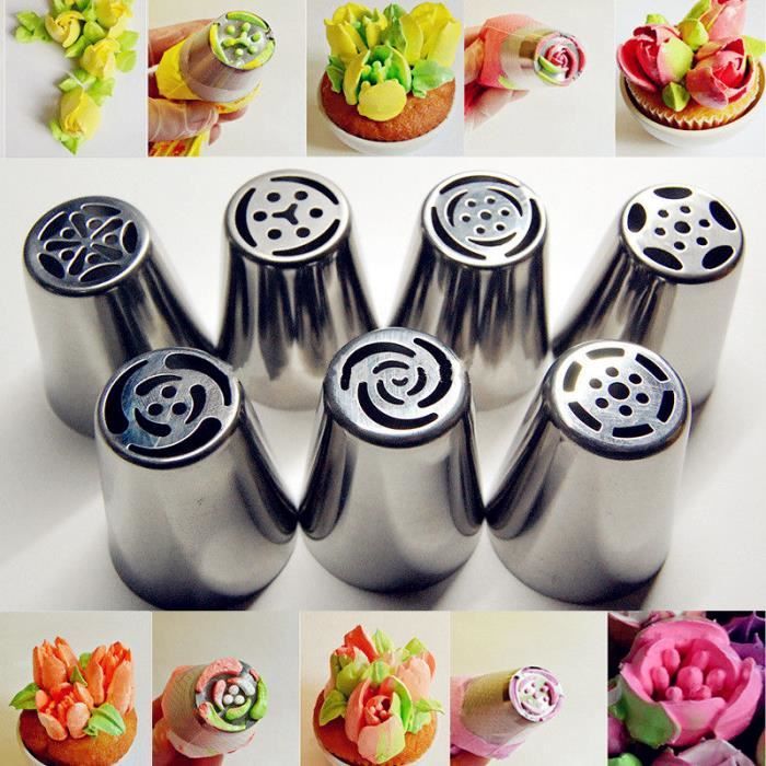 7x Embout Decoration Gateau Glacage Patisserie Ustensil Cuisine Cdiscount Maison 7x Embout Decoration Gateau Glacage Patisserie Ustensil Cuisine Cdiscount Maison