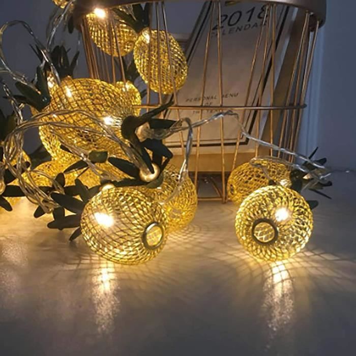 3 mètres,20 LED)Ananas Guirlande lumineuse LED décorative avec