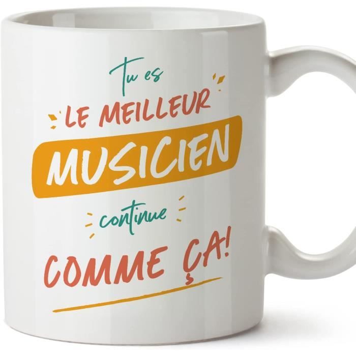 LI-Tasses pour MUSICIEN - En Français - Cadeau original pour