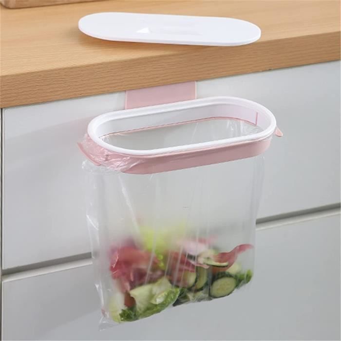 2 Supports Suspendus Pour Sac Poubelle De Cuisine - Design Panda, à Clipser Sur Les Portes