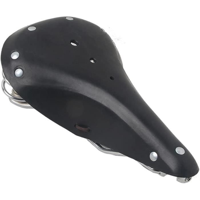 SELLE DE VÉLO En Cuir PU Style Vintage Rivet Pour Vélos De Piste Et à