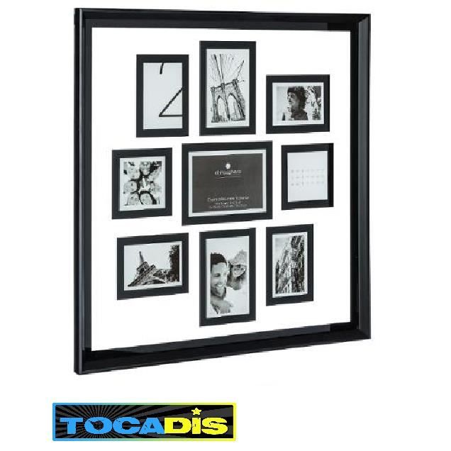 Pele Mele Cadre 9 Photos Ethan Noir Deco Tocadis Achat