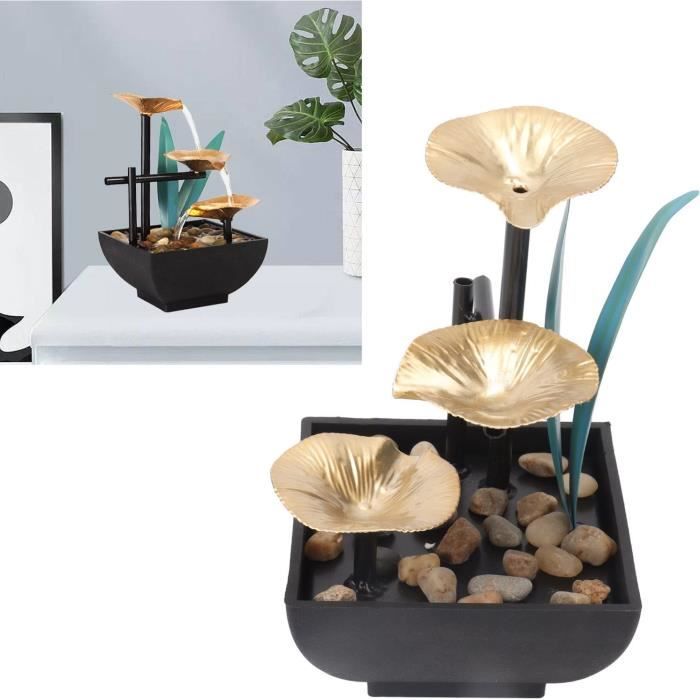 Syfinee Fontaine à Eau De Table Avec Lères LED, Petite