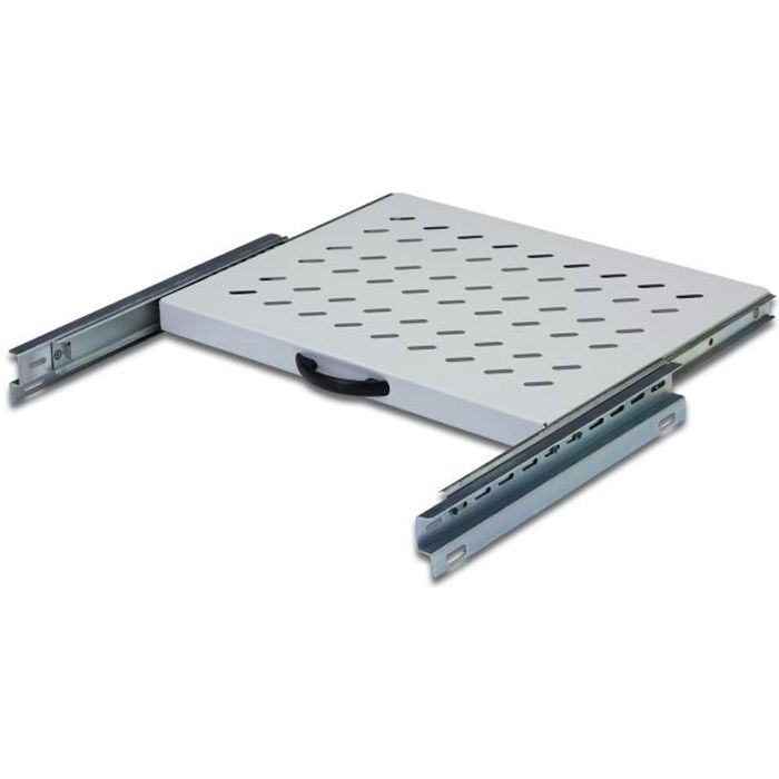 Plateau coulissant 1U 19 345mm gris - Etagere coulissante - Profondeur 345mm - Charge maximale : 35Kg Plateau coulissant 1U 19 345mm gris - Etagere coulissante - Profondeur 345mm - Charge maximale : 35Kg
