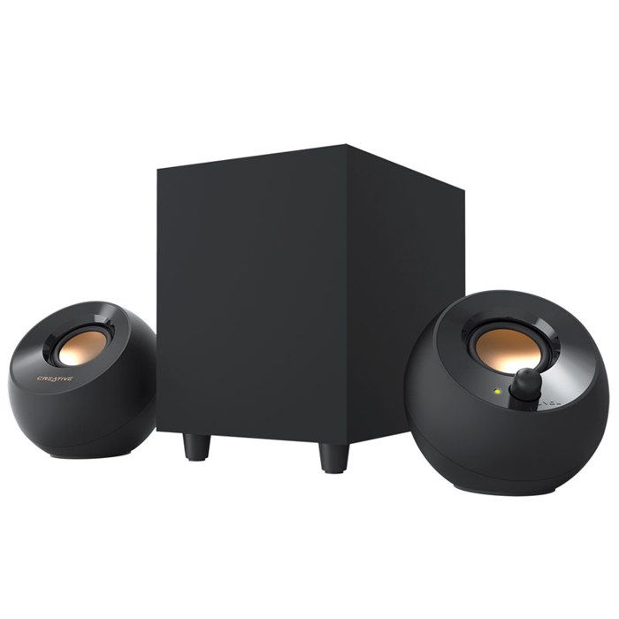 Enceintes Creative Labs Pebble Plus 2.1 – Puissance 8W, Caisson De Basse Downfire - vue 5