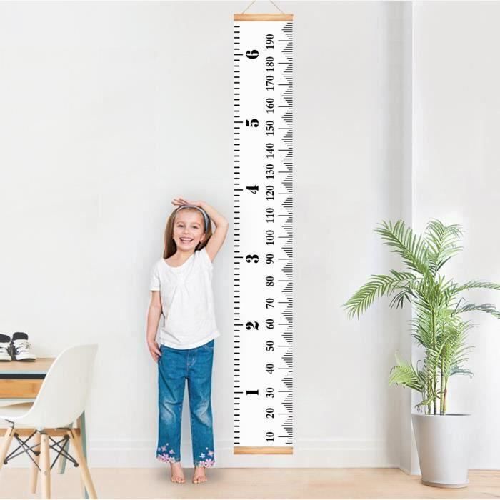 Toise Enfant Murale Hauteur Mesure Suspendu Graphique Croissance Bebe Sur Toile Decoration Chambre X 0cm Cdiscount Puericulture Eveil Bebe