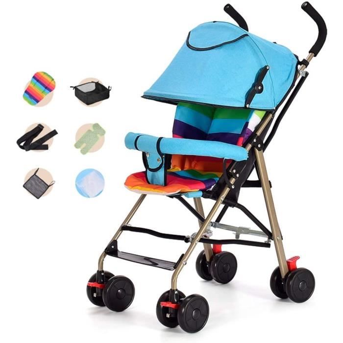 Poussette Canne Pliable de Voyage avec Position Couchée/Légère/Inclinable/Compacte  Gris - Cdiscount Puériculture & Eveil bébé