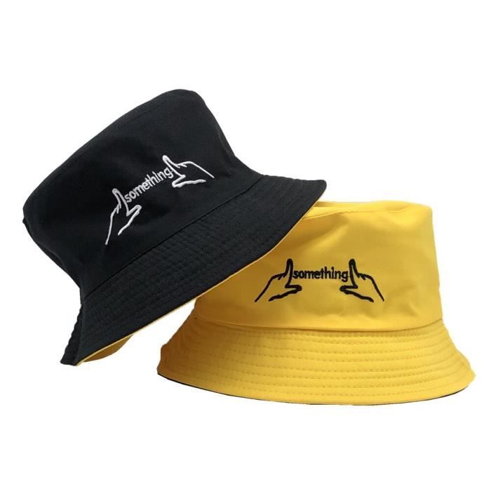 Chapeau Bucket Hip Hop Jul Signe - Mode Vintage Été Pour Hommes Et Femmes - Pliable Et Confortable