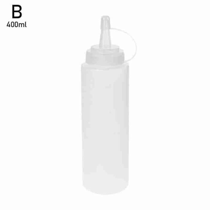 4 Bouteilles à Presser 120 Ml - Pour Huile, Sauce, Camping - Bouchon Anti-fuite - Polyéthylène Alimentaire - 10