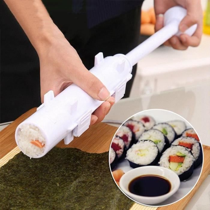 Kits sushi maki,Machine à Sushi pour débutants, moule à riz enveloppé  d'algues bricolage même, appareil de gaufrage, pour - Cdiscount Maison