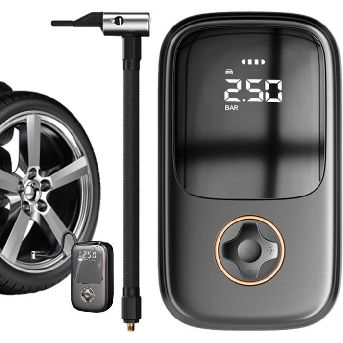 CYCPLUS Pompe à Vélo Mini AS2 Pro 2025 - 120 PSI, Rechargeable, Manomètre, Auto-Stop Pour VTT, Vélo Électrique Et Route