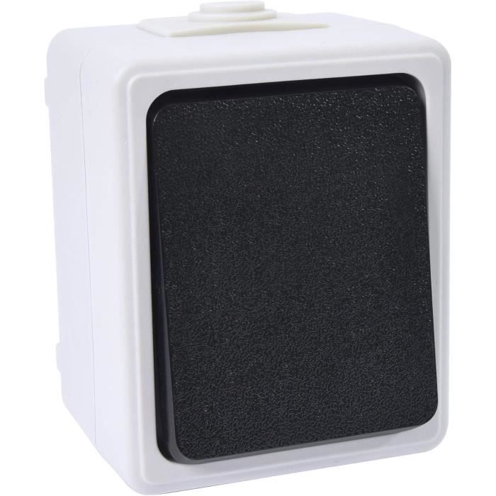 Debflex 742115 Interrupteur Va-et-vient Casual Silver