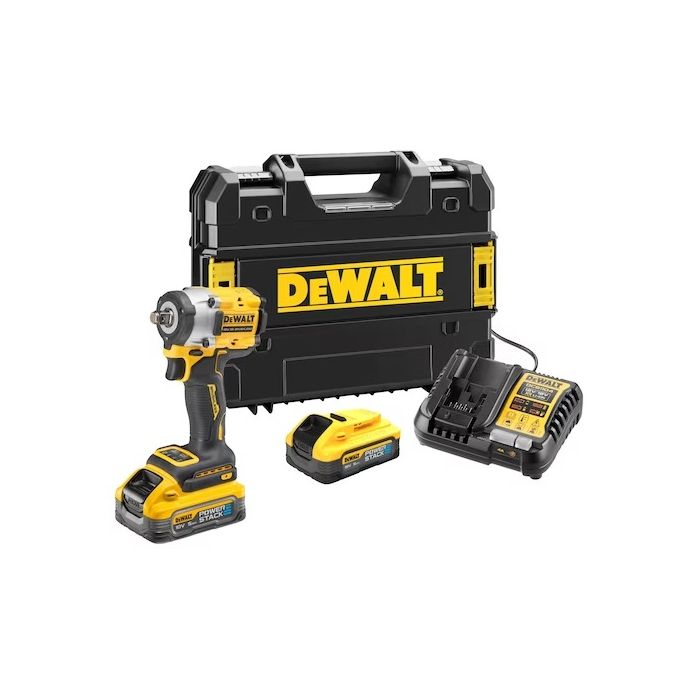 Boulonneuse 12” XR 18V DEWALT 5Ah Li Ion Brushless 406 Nm Jonc de Sécurité DCF921H2T QW