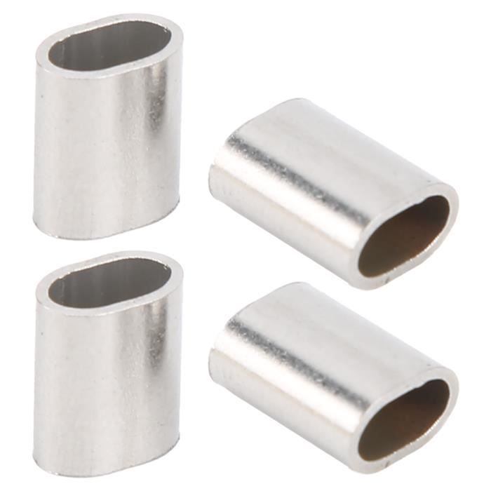 Manchons En Acier Inoxydable 316 Pour Câble - Diamètre 1/8", Parfaits Pour Le Sertissage Et Les Boucles D'arrêt