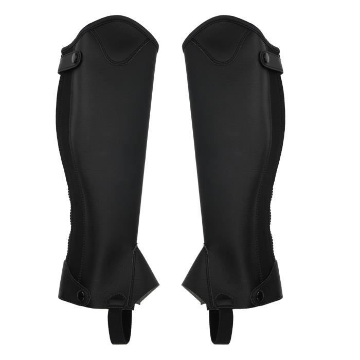 Demi-chaps Ariat En Cuir Noir, Petit Et Changeur De Chape (camée), Taille Unique, Occasion