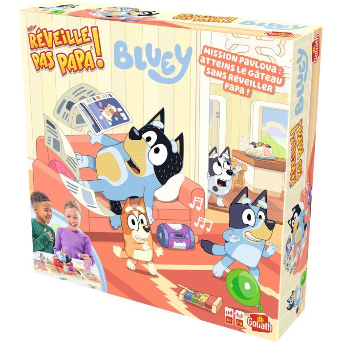 Jeu d'ambiance Goliath Sshh...Réveille pas papa Bluey - vue 9