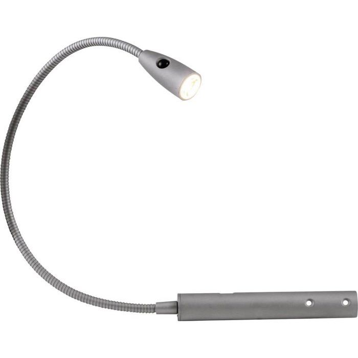 Heitronic Berta 27745 Lampe de chevet à LED LED LED intégrée 1.5 W blanc chaud argent