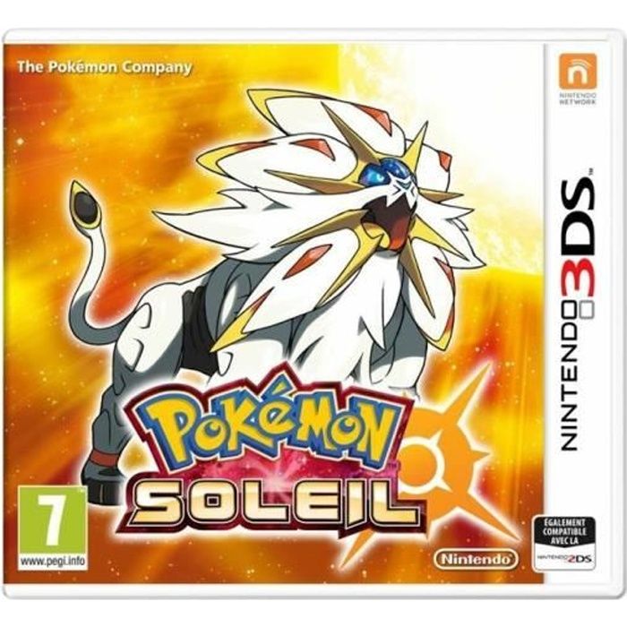 Nintendo Pokemon Soleil Jeu 3DS 2DS