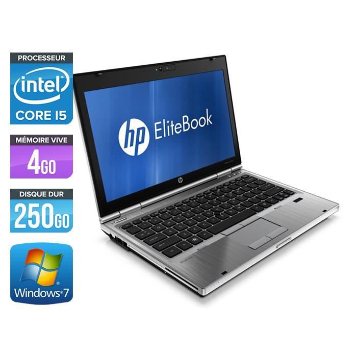 Top achat PC Portable Pc portable HP EliteBook 2560P - Core i5-2520M - 4Go - 250Go pas cher