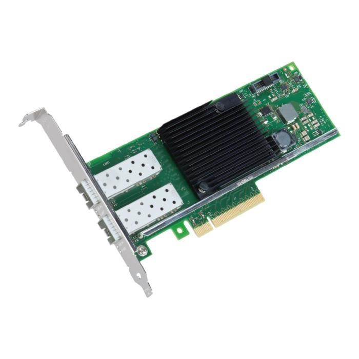 INTEL Carte Ethernet 10Go pour Server PCI Express 3.0 x8 - 2 Ports - Twinaxial - En vrac