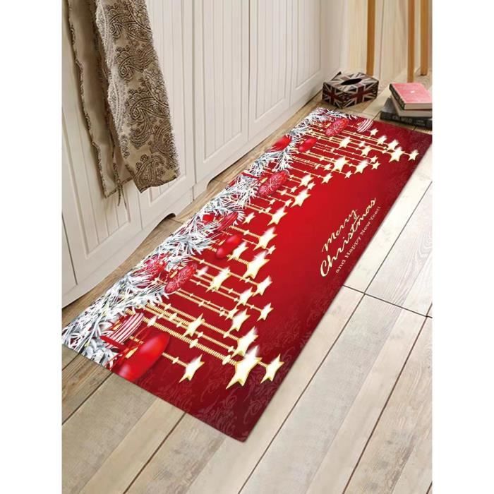 Tapis De Noël 3D Rond à Illusion D'optique - Diamètre 80/100/120 Cm - Antidérapant, Pour Intérieur/extérieur