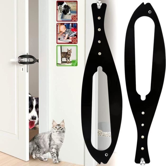 Barrière Pour Chat Rétractable Sans Perçage - Grille De Sécurité Pour Porte, Couloir, Cuisine, 110-150 Cm - 4